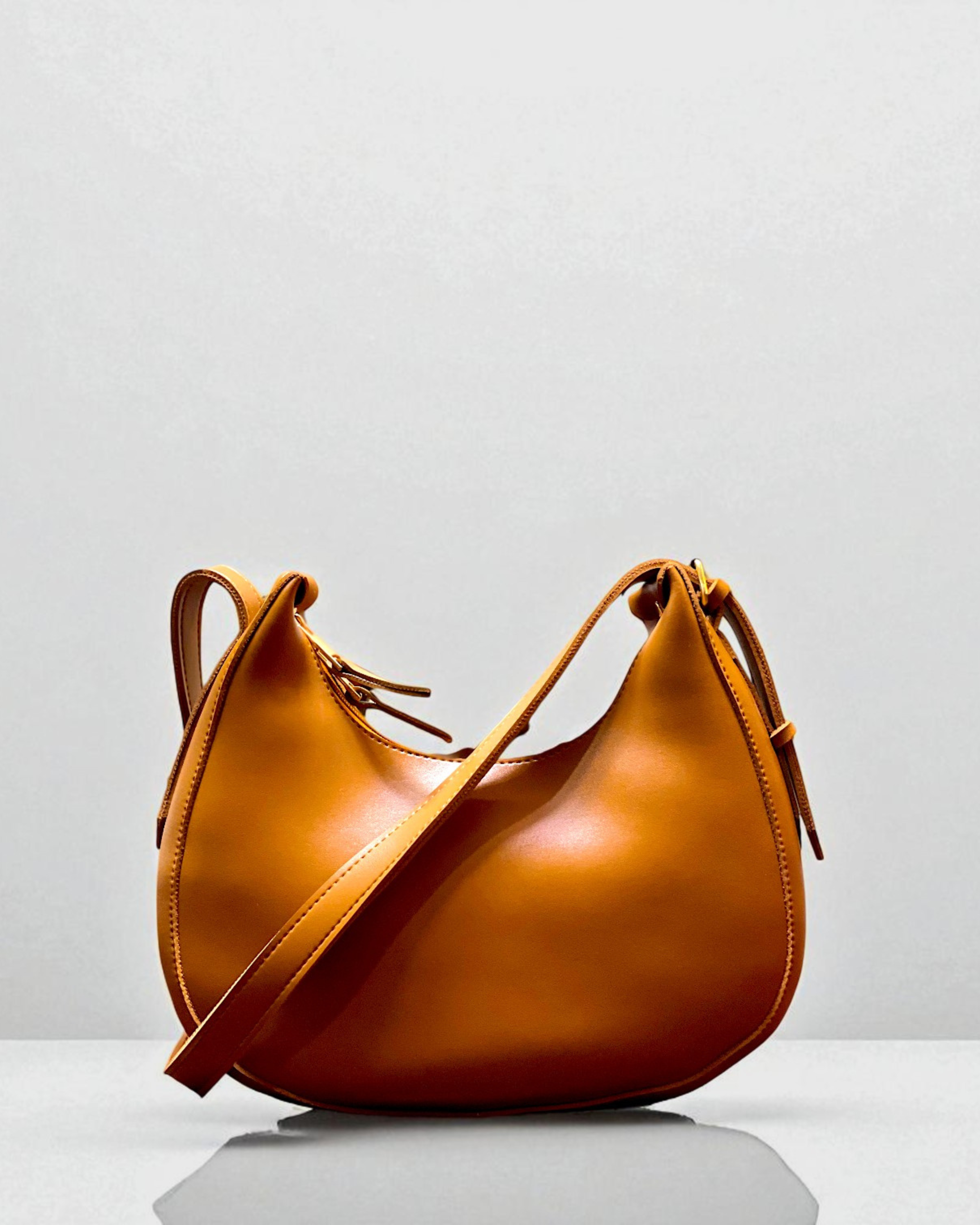 Luna Curve Brown Crossbody